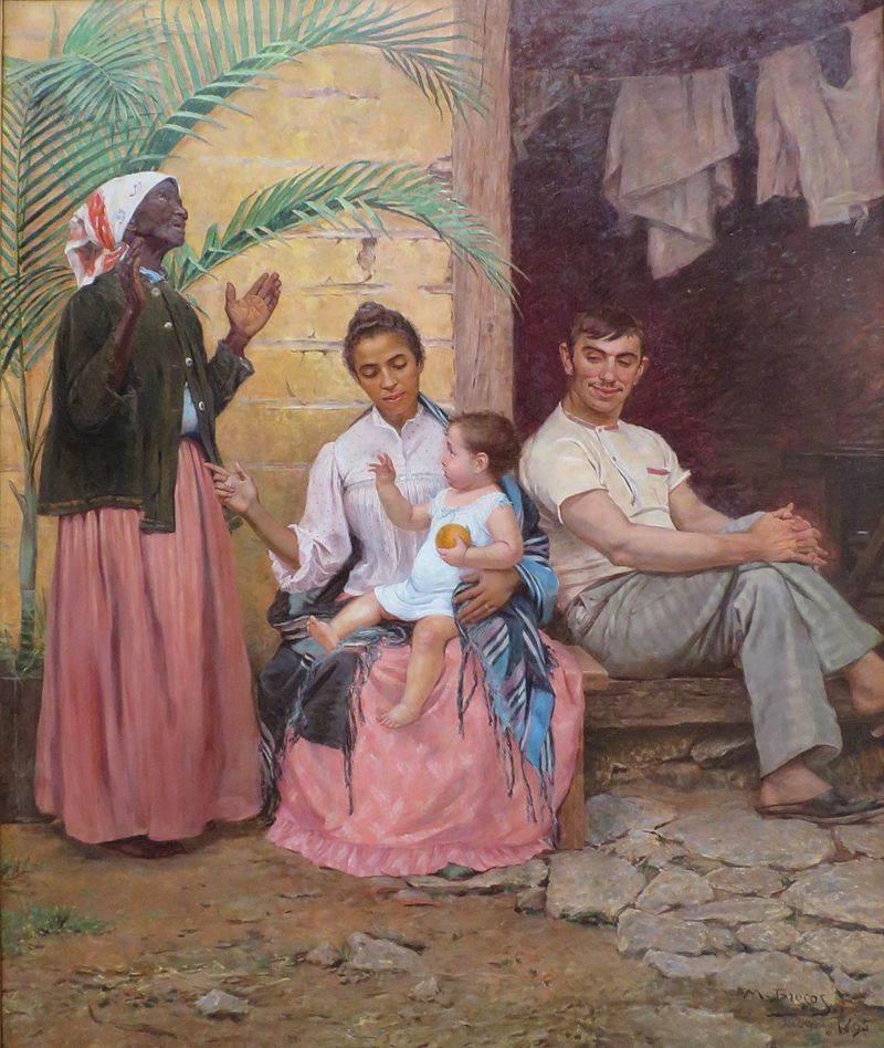 Tela A redenção de Cam, Modesto Brocos, 1895.